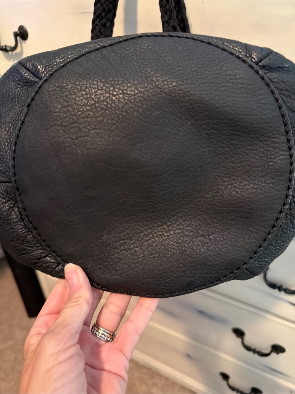The Sak Indio Boho Leather Tote Shoulder Bag - Picture 4 of 6